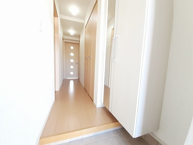 エスペランサＡの玄関|ゆったりとした玄関です