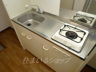 ＯＮビルのキッチン|１口ガスコンロ付き