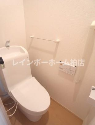 【仲介手数料：50％OFF】対象物件！のトイレ|シンプルで使いやすいトイレです