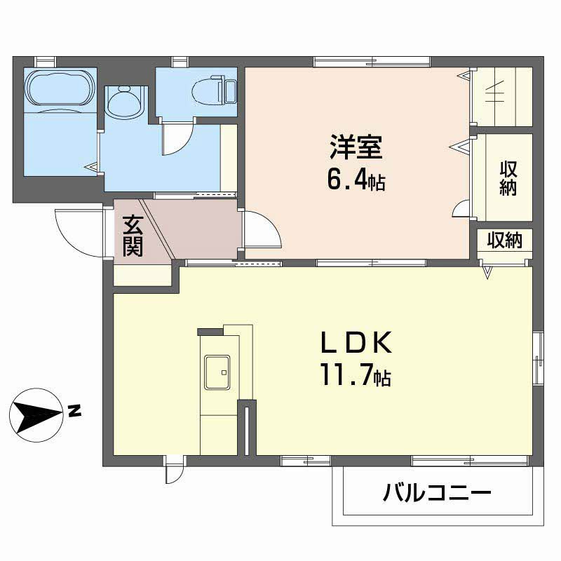ロコモコハウスの間取り