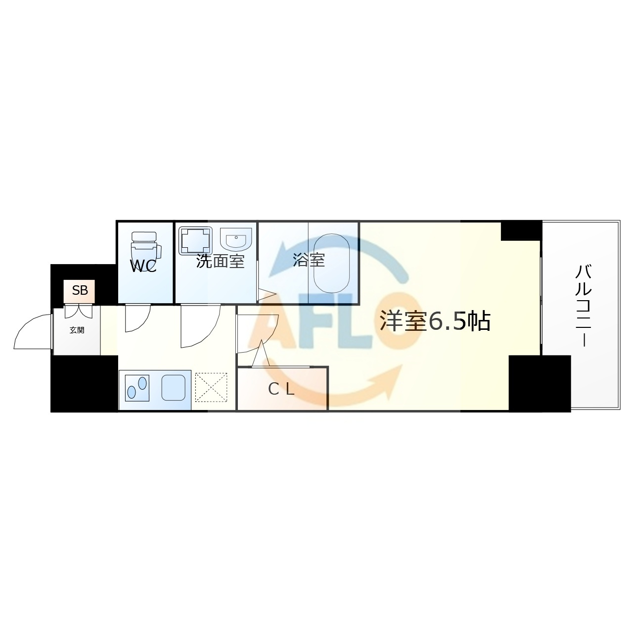 IWR大阪CREST TAPPの間取り|IWR大阪CREST TAPP　間取り