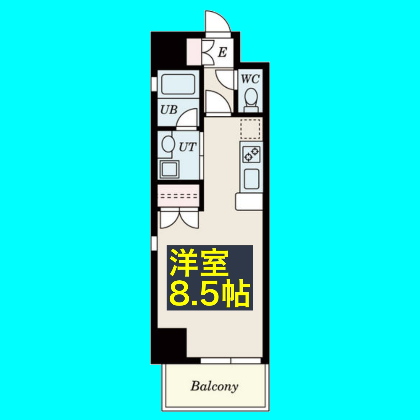 LUMINOUS東別院(旧S-FORT東別院)の間取り