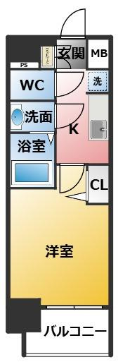 プレサンス名古屋菊井セルカの間取り