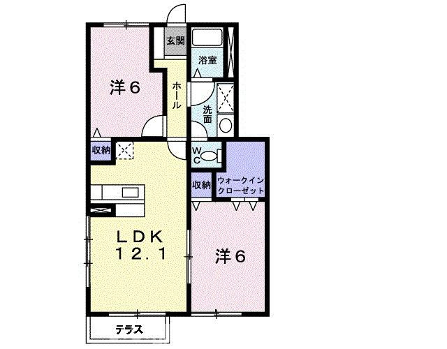 【間取り】 | サンライズ・タウン　Ｄ