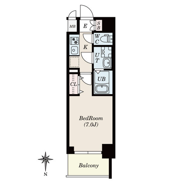 S-RESIDENCE名駅NorthⅡの間取り