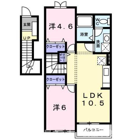【間取り】 | サニー・エクセレント　Ａ