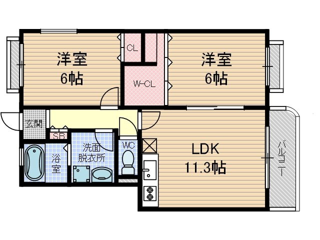【間取り】 | パルモア茨木