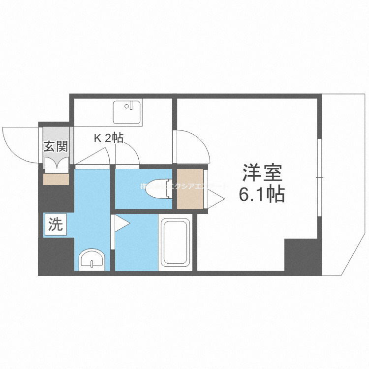 グランパシフィック今宮の間取り