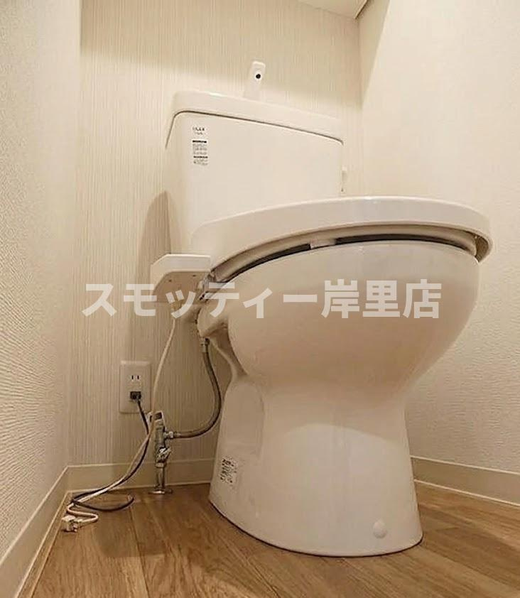 大阪市阿倍野区美章園１丁目の賃貸マンションのトイレ