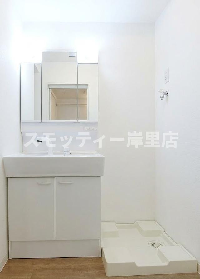 大阪市阿倍野区美章園１丁目の賃貸マンションの洗面所