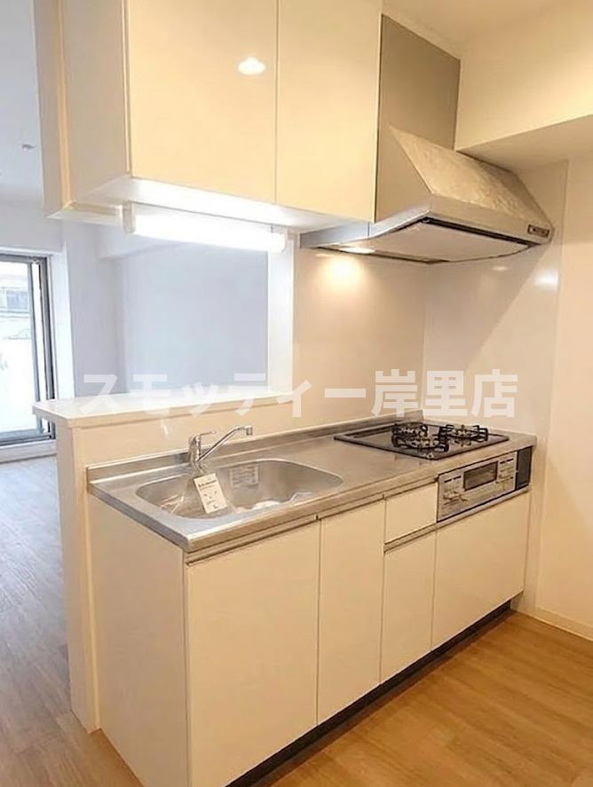 大阪市阿倍野区美章園１丁目の賃貸マンションのキッチン