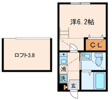 ケイ・アパルトメント山王の間取り