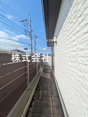 【バルコニー】 | 駒井町3丁目戸建 | 2Fバルコニー※クリーニング完了前※