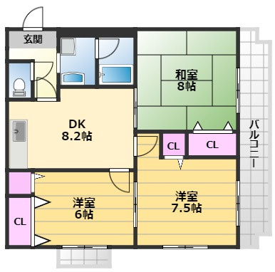 【間取り】 | ルナパリス