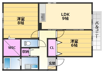 【間取り】 | モアエクレールB棟