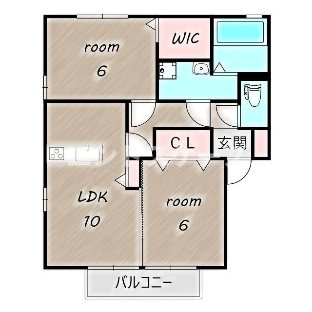 エミリアの間取り|高崎、前橋のお部屋探しはエンドスケープまで！お客様の理想お聞かせ下さい♪