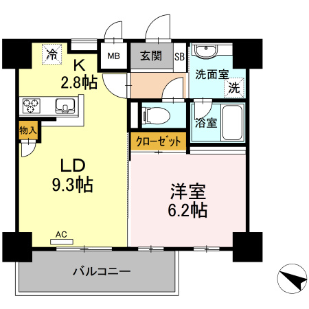 【間取り】 | ハイムローゼⅦ