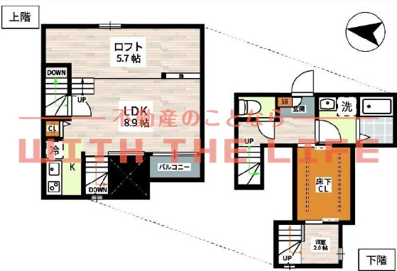 ADC鳥栖ブルク【キャッシュバック対象物件】の間取り