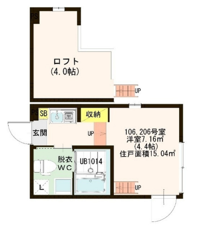 LUANAの間取り