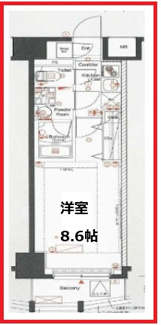 【間取り】 | シーネクスプレミアアサクサバシ