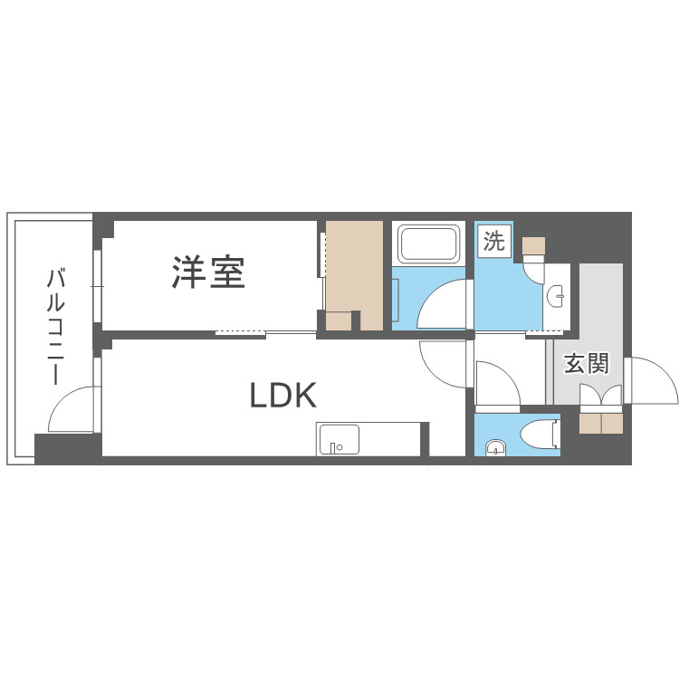 ザ・パークハビオ都島フロントの間取り