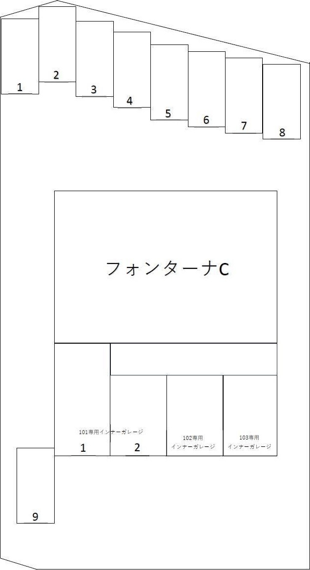 フォンターナCの収納