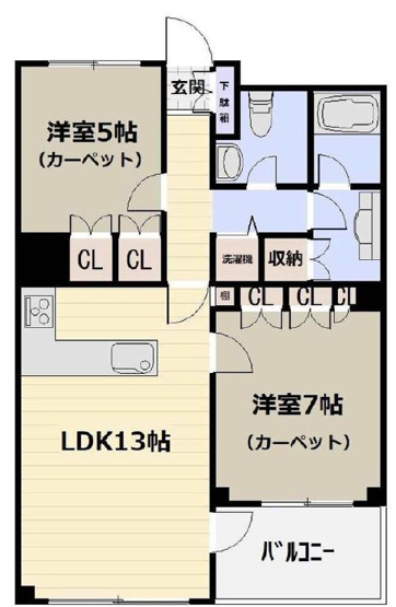 【間取り】 | ボナールつつじヶ丘