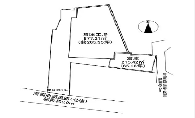 【間取り】 | 浜寺石津東4丁倉庫工場