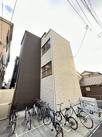 大阪市西淀川区姫島１丁目のアパートの外観