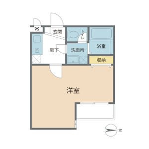 大阪市西淀川区姫島１丁目のアパートの間取り