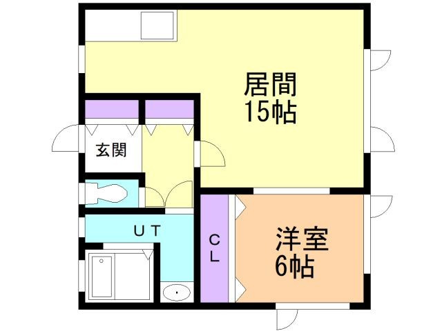 セジュール弐番館の間取り