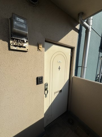 コープマンション舟津の玄関