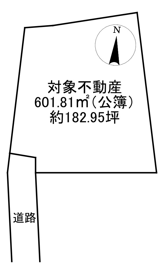 -三丁目不動産-　比企郡嵐山町菅谷の土地図