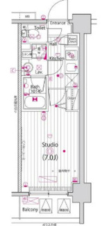 【間取り】 | ガーラ・プライム横濱関内