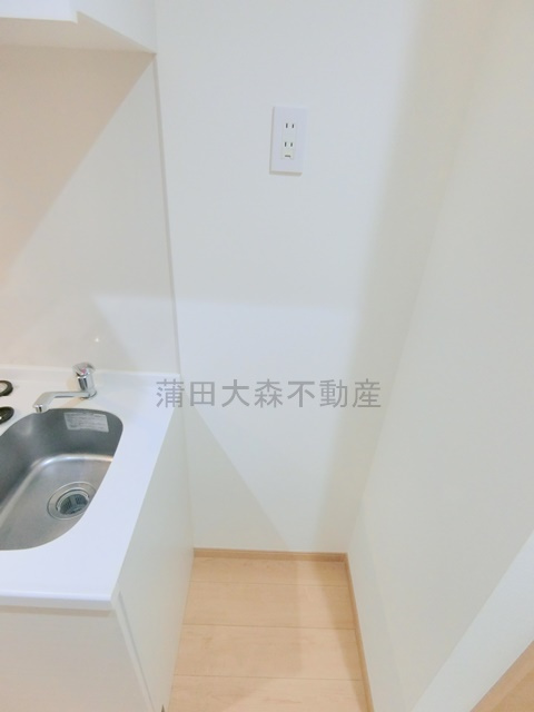 インベスト蒲田４５のキッチン|冷蔵庫置き場