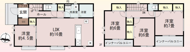 【間取り】 | 高崎市小八木町　築住宅 | この間取りのアピールポイントを95文字で要約して