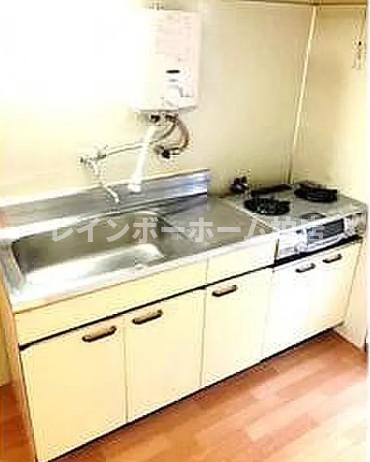 特典：仲介手数料が無料です!!のキッチン|別部屋。参考写真。