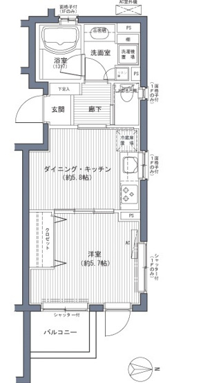 【間取り】 | フェリアル豪徳寺