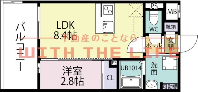 RESIDENCE（レジデンス）花畑【10,000円キャッシュバック対象物件】の間取り