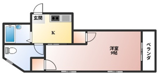 【間取り】 | メゾンドール豊寿荘