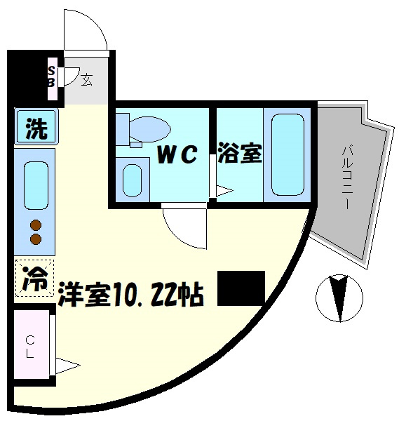 パークフロント北梅田の間取り|パークフロント北梅田　間取り