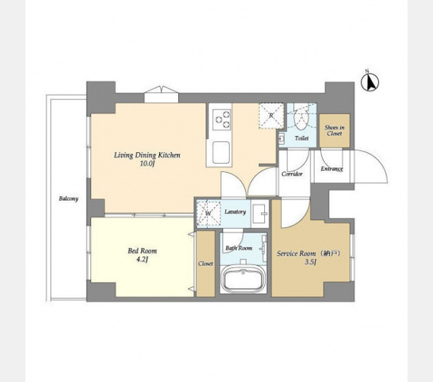【間取り】 | Ａｕｇｕｓｔａ Ｒｅｓｉｄｅｎｃｅ大森 | 間取