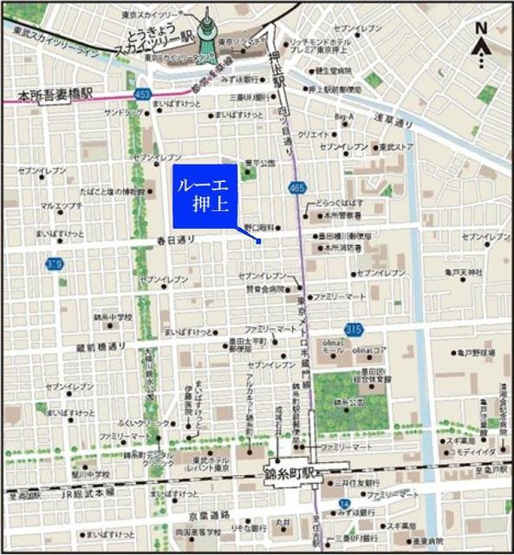 【地図】 | ルーエ押上