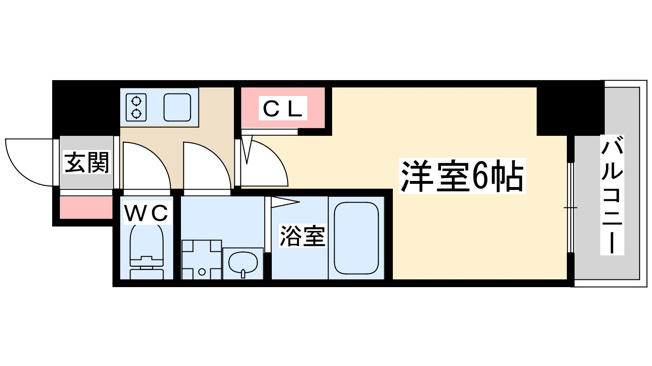 【間取り】 | エスリードザ・グラン天六