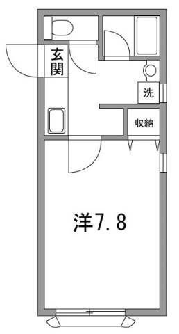 コンフォート赤坂Ⅰの間取り