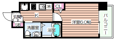 【間取り】 | エグゼ弁天町