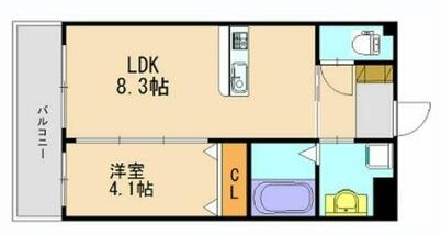 ハーヴェスト久留米の間取り