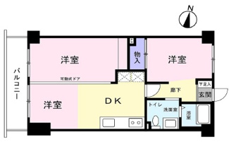 【間取り】 | 南浦和ダイヤモンドマンション