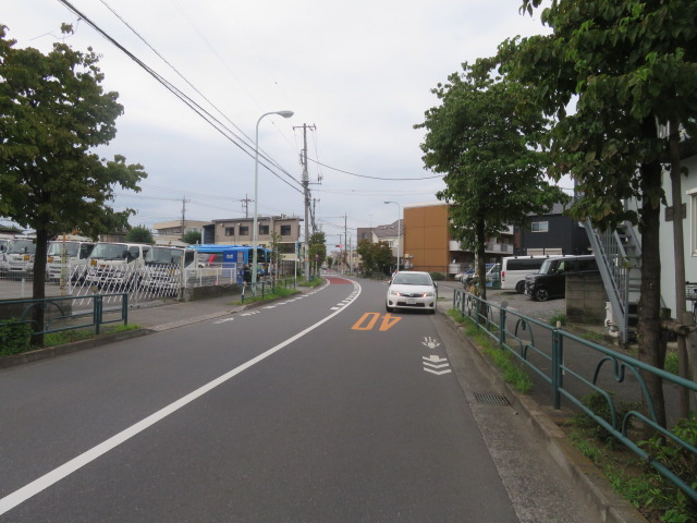 西東京市中町４丁目の倉庫の周辺