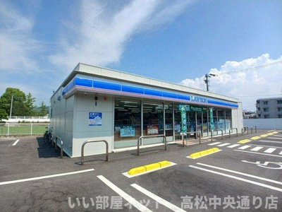 【周辺】 | ラッキー　Ａ | ローソン古高松店さんまで1100m